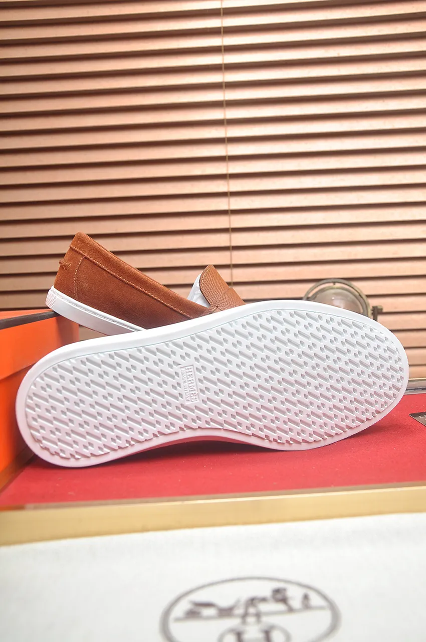 Men's shoes💰540💶[HERMES] (cowhide lining)🍀Italian top luxury🍀He does not pursue novel styles and gorgeous colors, but attracts the favor of successful men with his flawless, elegant and classic style. Formal leather shoes This very comfortable, simple and stable style allows you to easily match any style! The pattern is absolutely 1:1 refined from the original case, and we strive for excellence in materials, imported cowhide + cowhide lining💪💪💪extraordinary texture👍! .Code number: 39-45 (45 customized)
